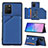 Soft Luxury Leather Snap On Case Cover Y04B for Samsung Galaxy S10 Lite Blue