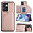 Soft Luxury Leather Snap On Case Cover YB2 for Oppo A57 5G