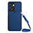 Soft Luxury Leather Snap On Case Cover YB3 for Oppo A57 5G Blue