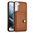 Soft Luxury Leather Snap On Case Cover YB5 for Samsung Galaxy S22 5G