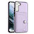 Soft Luxury Leather Snap On Case Cover YB5 for Samsung Galaxy S22 Plus 5G Purple