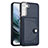 Soft Luxury Leather Snap On Case Cover YB5 for Samsung Galaxy S23 5G Blue