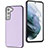 Soft Luxury Leather Snap On Case Cover YB6 for Samsung Galaxy S22 5G Purple
