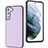 Soft Luxury Leather Snap On Case Cover YB6 for Samsung Galaxy S22 Plus 5G Purple