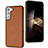 Soft Luxury Leather Snap On Case Cover YB6 for Samsung Galaxy S25 5G