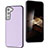 Soft Luxury Leather Snap On Case Cover YB6 for Samsung Galaxy S25 5G Purple
