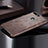 Soft Luxury Leather Snap On Case for Huawei Enjoy 8 Brown