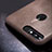 Soft Luxury Leather Snap On Case for Huawei Enjoy 8 Brown