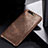 Soft Luxury Leather Snap On Case for Huawei Honor 9 Brown