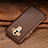 Soft Luxury Leather Snap On Case for Huawei Mate 10 Pro Brown