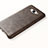 Soft Luxury Leather Snap On Case for Samsung Galaxy J7 (2016) J710F J710FN Brown