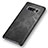 Soft Luxury Leather Snap On Case for Samsung Galaxy Note 8 Black