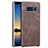 Soft Luxury Leather Snap On Case for Samsung Galaxy Note 8 Brown