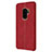 Soft Luxury Leather Snap On Case for Samsung Galaxy S9 Plus Red