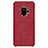 Soft Luxury Leather Snap On Case for Samsung Galaxy S9 Red