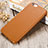 Soft Luxury Leather Snap On Case L02 for Apple iPhone 6 Brown