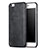 Soft Luxury Leather Snap On Case L02 for Apple iPhone 6S Plus Black