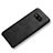 Soft Luxury Leather Snap On Case L02 for Samsung Galaxy S8 Plus Black