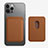 Soft Luxury Leather Wallet with Mag-Safe Magnetic for Apple iPhone 12