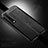 Soft Silicone Gel Leather Snap On Case Cover A01 for Xiaomi Mi 10 Black