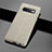 Soft Silicone Gel Leather Snap On Case Cover A02 for Samsung Galaxy S10 5G Gray