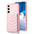 Soft Silicone Gel Leather Snap On Case Cover BF1 for Samsung Galaxy S22 5G