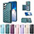 Soft Silicone Gel Leather Snap On Case Cover BF1 for Samsung Galaxy S22 Plus 5G