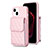 Soft Silicone Gel Leather Snap On Case Cover BF3 for Apple iPhone 13