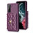 Soft Silicone Gel Leather Snap On Case Cover BF3 for Samsung Galaxy S21 FE 5G