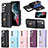 Soft Silicone Gel Leather Snap On Case Cover BF3 for Samsung Galaxy S23 5G