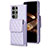 Soft Silicone Gel Leather Snap On Case Cover BF6 for Samsung Galaxy S25 Ultra 5G Clove Purple