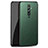 Soft Silicone Gel Leather Snap On Case Cover C01 for Oppo Reno2 Z Green