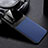 Soft Silicone Gel Leather Snap On Case Cover FL1 for Xiaomi Mi 10T Pro 5G Blue