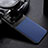 Soft Silicone Gel Leather Snap On Case Cover FL1 for Xiaomi Poco C40 Blue