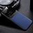 Soft Silicone Gel Leather Snap On Case Cover FL1 for Xiaomi Redmi 10C 4G Blue