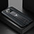 Soft Silicone Gel Leather Snap On Case Cover FL2 for Xiaomi Poco X3 NFC Black