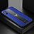 Soft Silicone Gel Leather Snap On Case Cover FL2 for Xiaomi Redmi 9A Blue