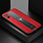 Soft Silicone Gel Leather Snap On Case Cover FL2 for Xiaomi Redmi 9i Red