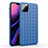 Soft Silicone Gel Leather Snap On Case Cover for Apple iPhone 11 Pro Blue