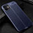 Soft Silicone Gel Leather Snap On Case Cover for Apple iPhone 12 Mini Blue