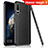 Soft Silicone Gel Leather Snap On Case Cover for Huawei Honor Magic 2 Black