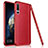 Soft Silicone Gel Leather Snap On Case Cover for Huawei Honor Magic 2 Red