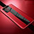 Soft Silicone Gel Leather Snap On Case Cover for Huawei Honor V30 5G Red