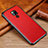 Soft Silicone Gel Leather Snap On Case Cover for Huawei Mate 20 X Red