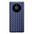Soft Silicone Gel Leather Snap On Case Cover for Huawei Mate 40 Blue