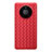 Soft Silicone Gel Leather Snap On Case Cover for Huawei Mate 40 Pro Red