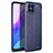 Soft Silicone Gel Leather Snap On Case Cover for Huawei Nova 8 SE 5G Blue