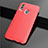 Soft Silicone Gel Leather Snap On Case Cover for Huawei P Smart (2019) Red