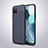 Soft Silicone Gel Leather Snap On Case Cover for Huawei P40 Lite Blue