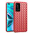 Soft Silicone Gel Leather Snap On Case Cover for Huawei P40 Pro+ Plus Red